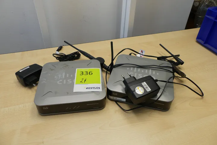2x Cisco Small Business Access Point mit Antennen und Netzteilen